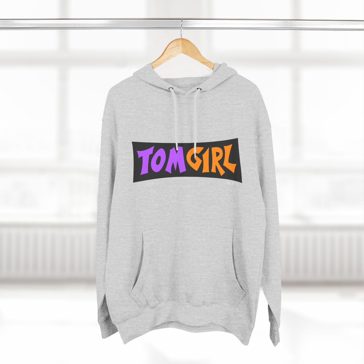 Dr.13 Woman's Three-Panel "Tom Girl" Fleece Hoodie