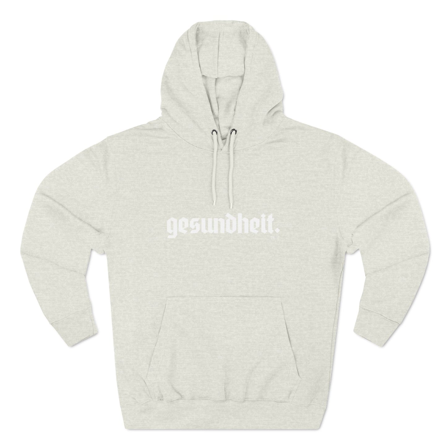 Dr.13 Woman's Three-Panel "Gesundheit" Fleece Hoodie
