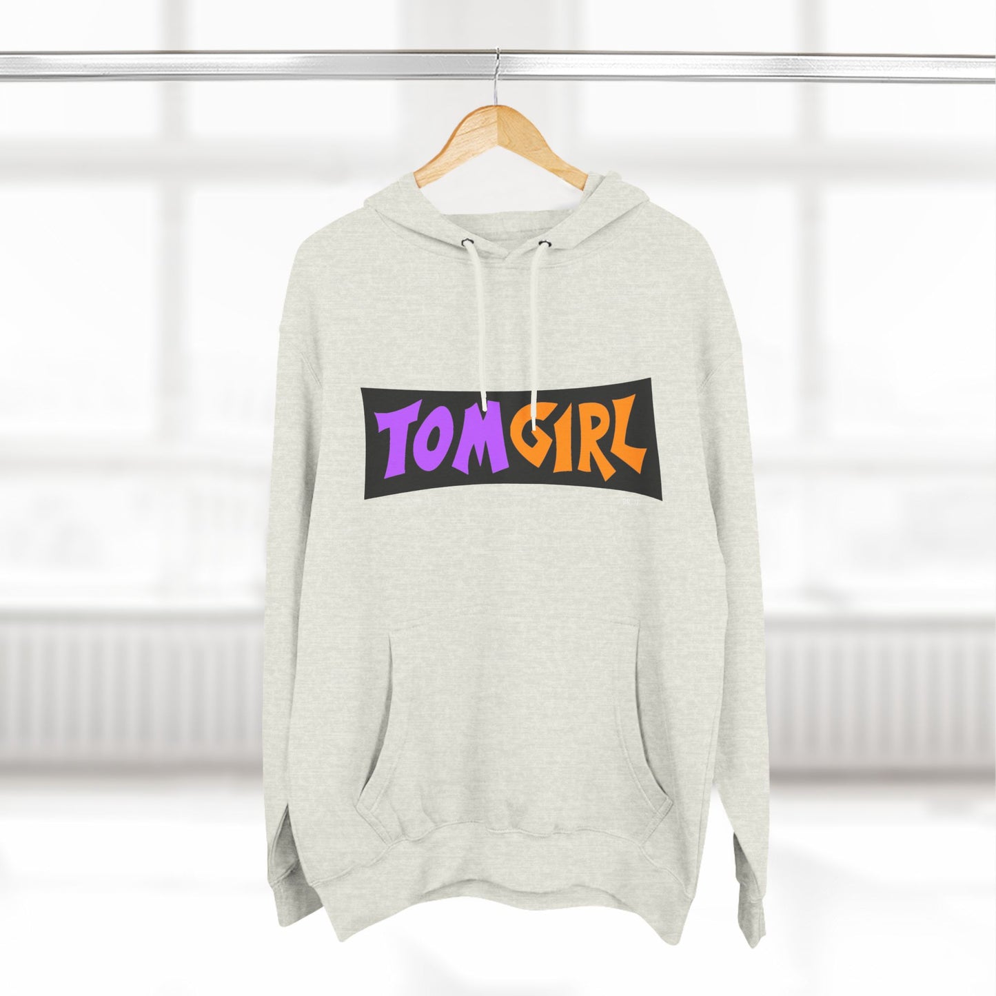 Dr.13 Woman's Three-Panel "Tom Girl" Fleece Hoodie
