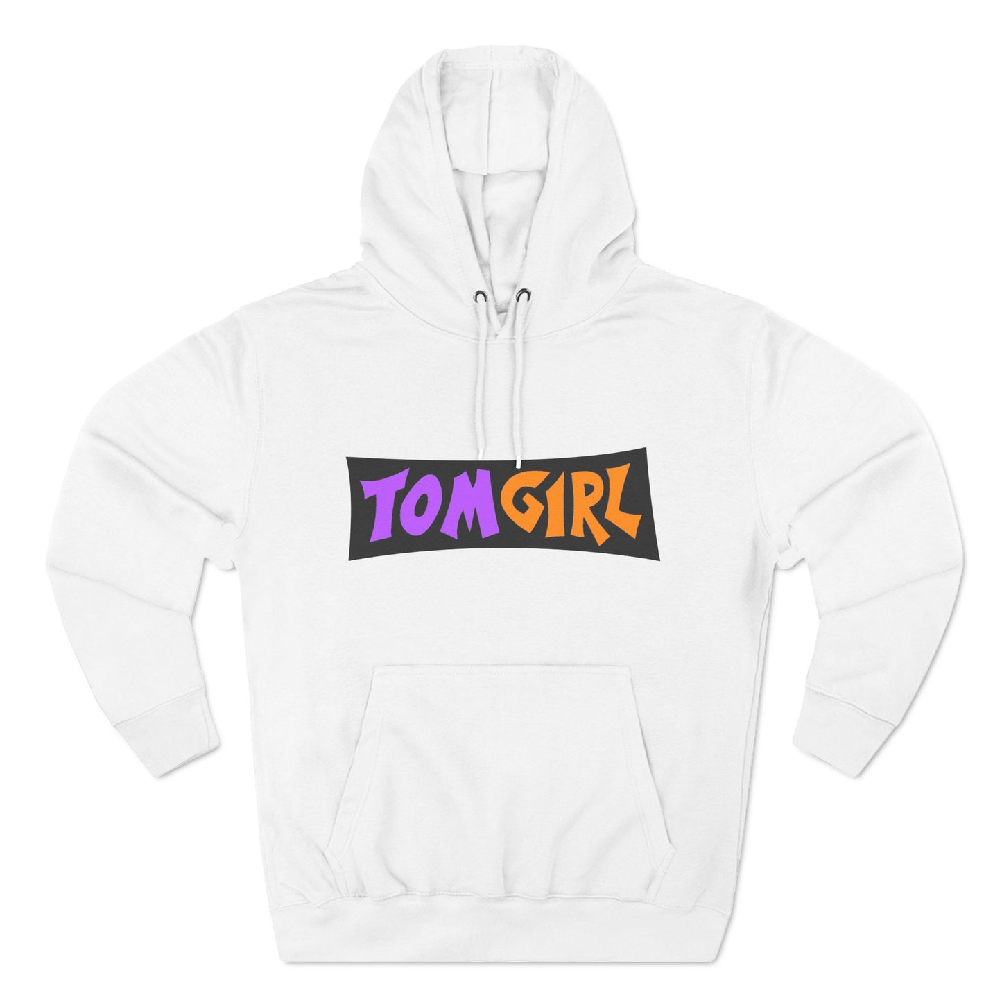 Dr.13 Woman's Three-Panel "Tom Girl" Fleece Hoodie