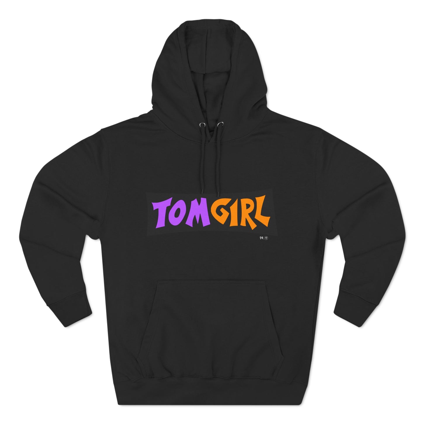 Dr.13 Woman's Three-Panel "Tom Girl" Fleece Hoodie