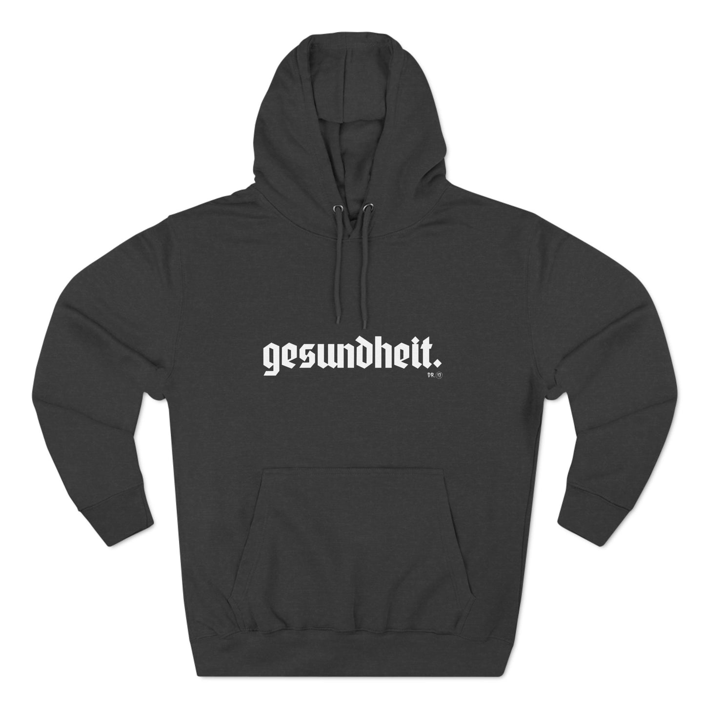 Dr.13 Woman's Three-Panel "Gesundheit" Fleece Hoodie