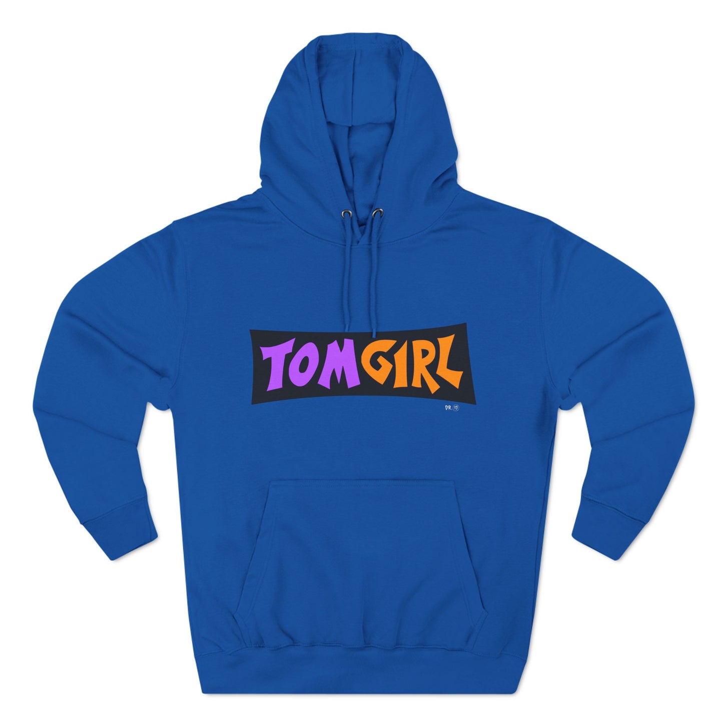 Dr.13 Woman's Three-Panel "Tom Girl" Fleece Hoodie