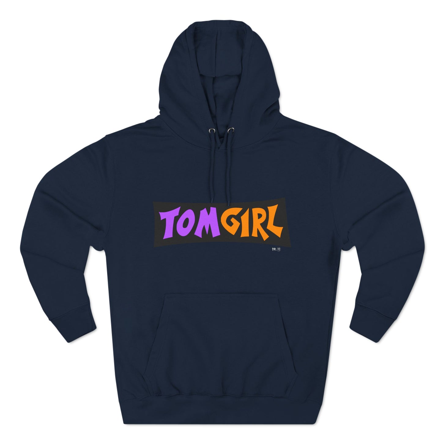 Dr.13 Woman's Three-Panel "Tom Girl" Fleece Hoodie