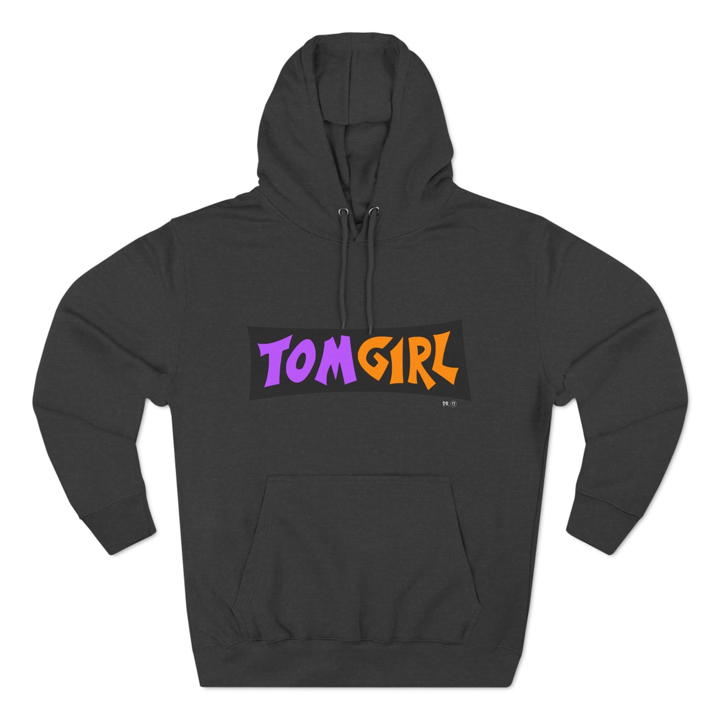 Dr.13 Woman's Three-Panel "Tom Girl" Fleece Hoodie