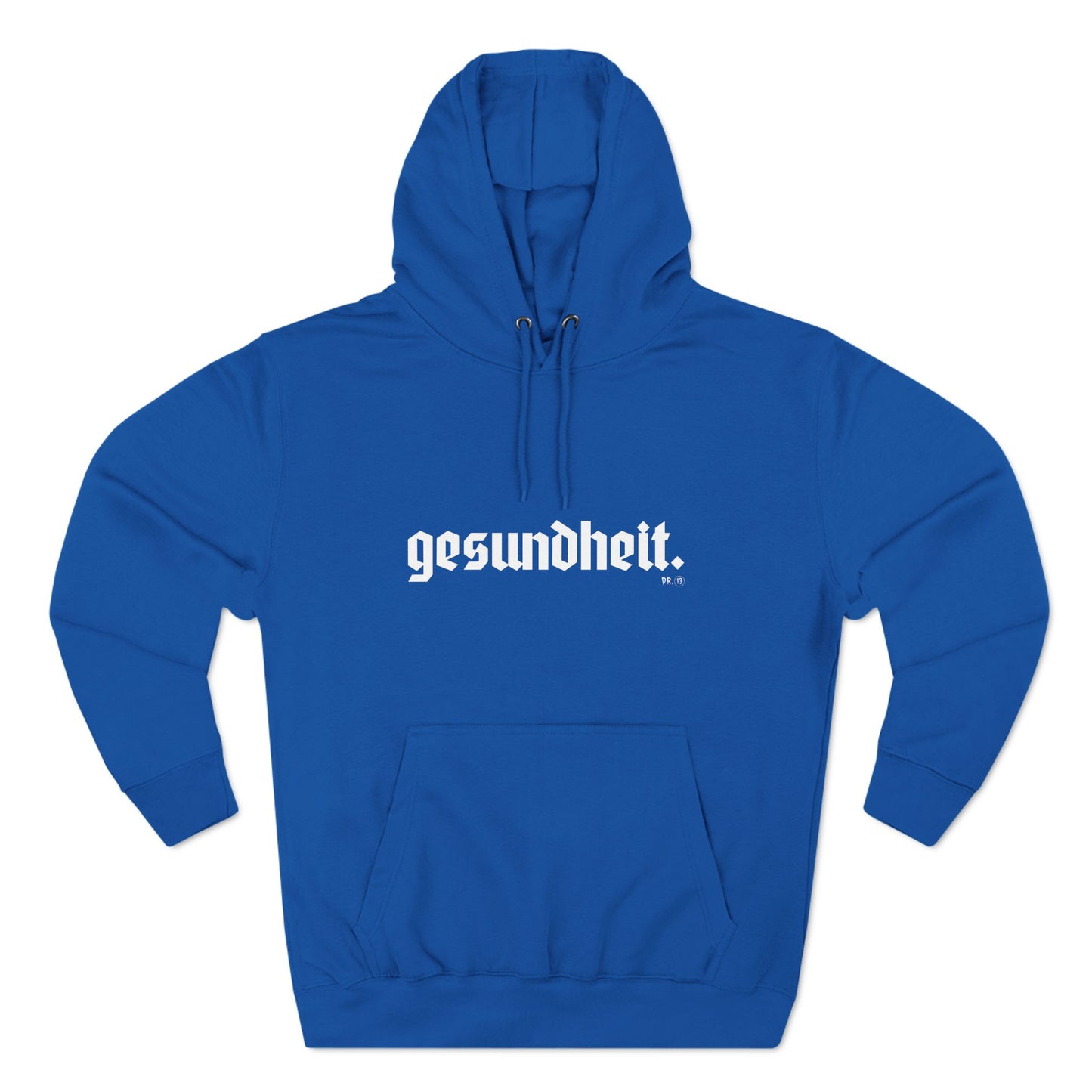 Dr.13 Woman's Three-Panel "Gesundheit" Fleece Hoodie