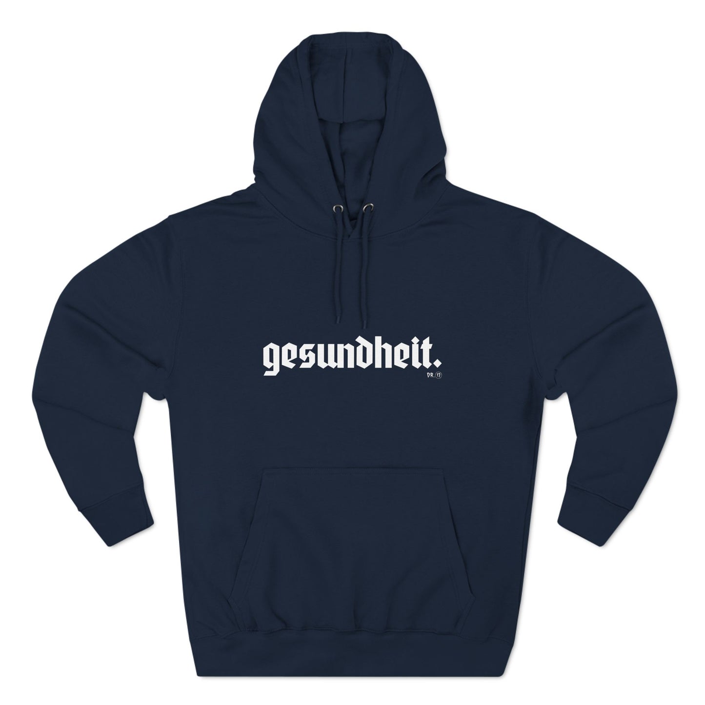 Dr.13 Woman's Three-Panel "Gesundheit" Fleece Hoodie