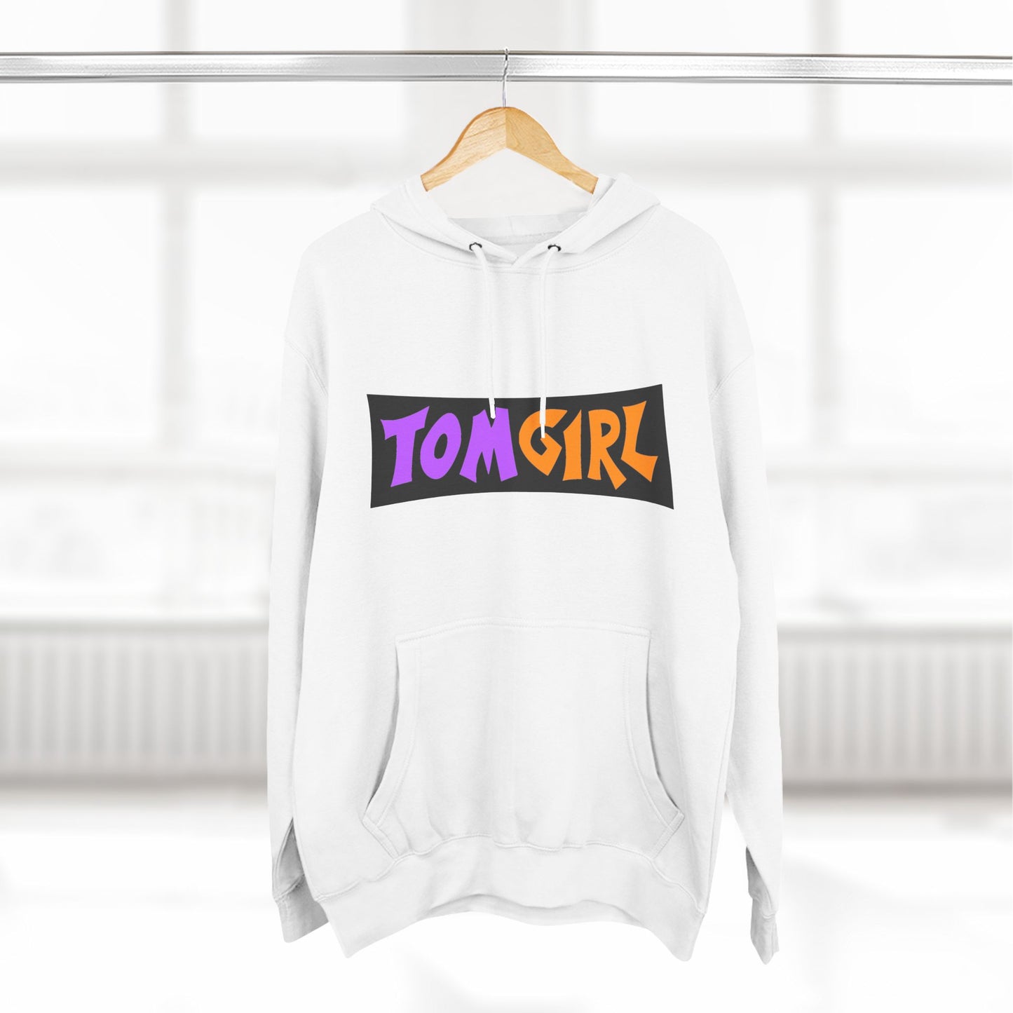 Dr.13 Woman's Three-Panel "Tom Girl" Fleece Hoodie