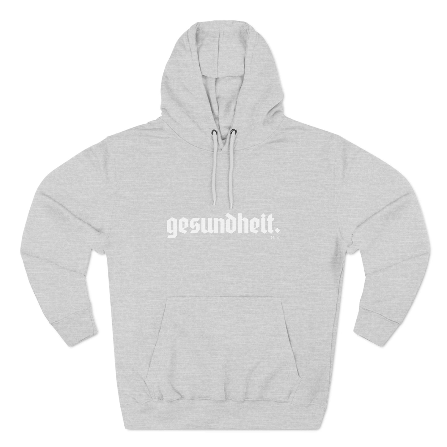 Dr.13 Woman's Three-Panel "Gesundheit" Fleece Hoodie