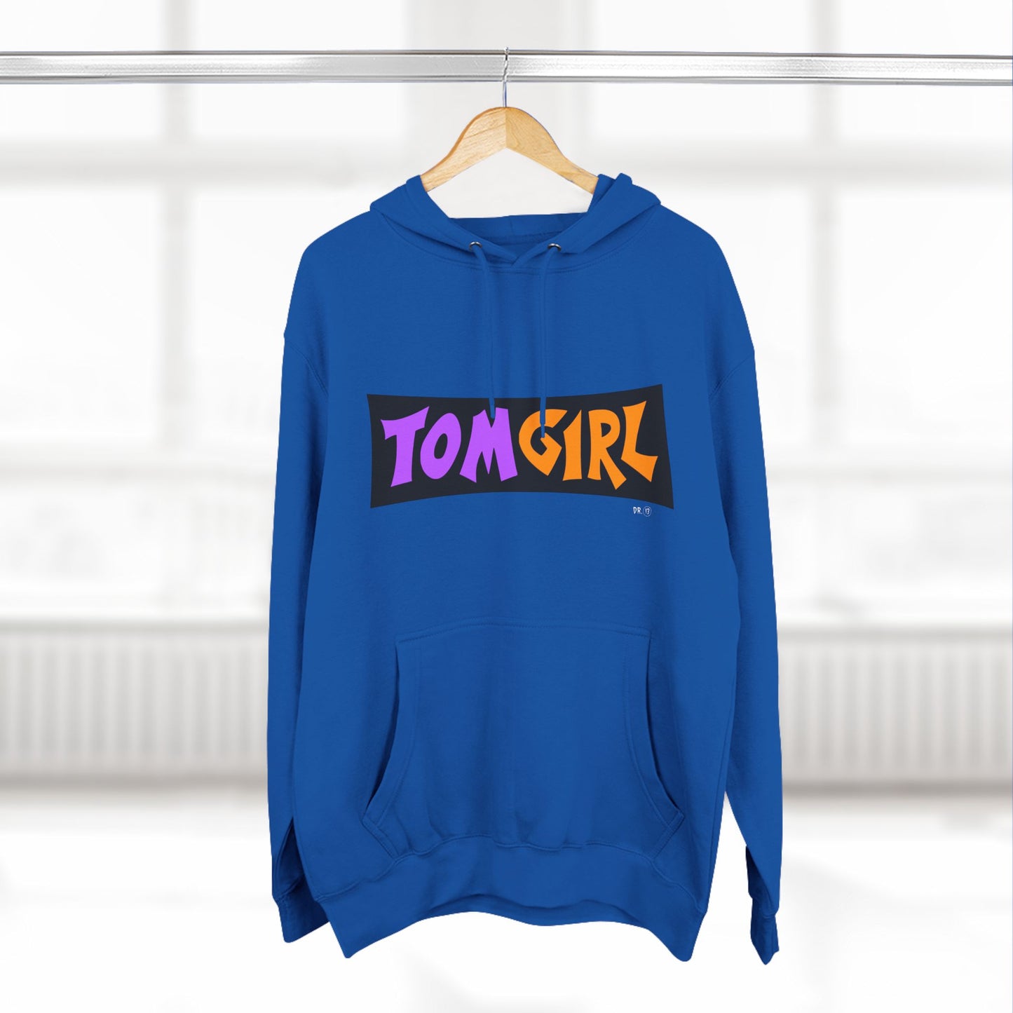 Dr.13 Woman's Three-Panel "Tom Girl" Fleece Hoodie