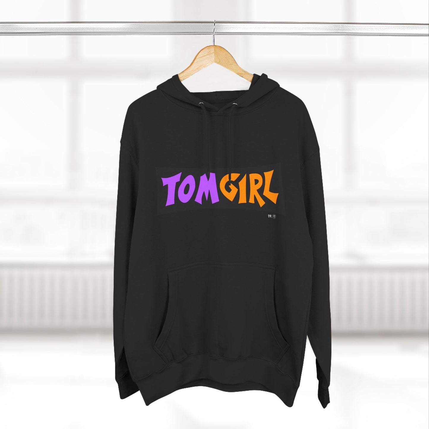 Dr.13 Woman's Three-Panel "Tom Girl" Fleece Hoodie