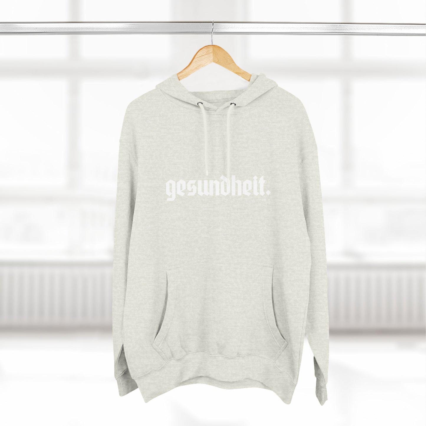 Dr.13 Woman's Three-Panel "Gesundheit" Fleece Hoodie