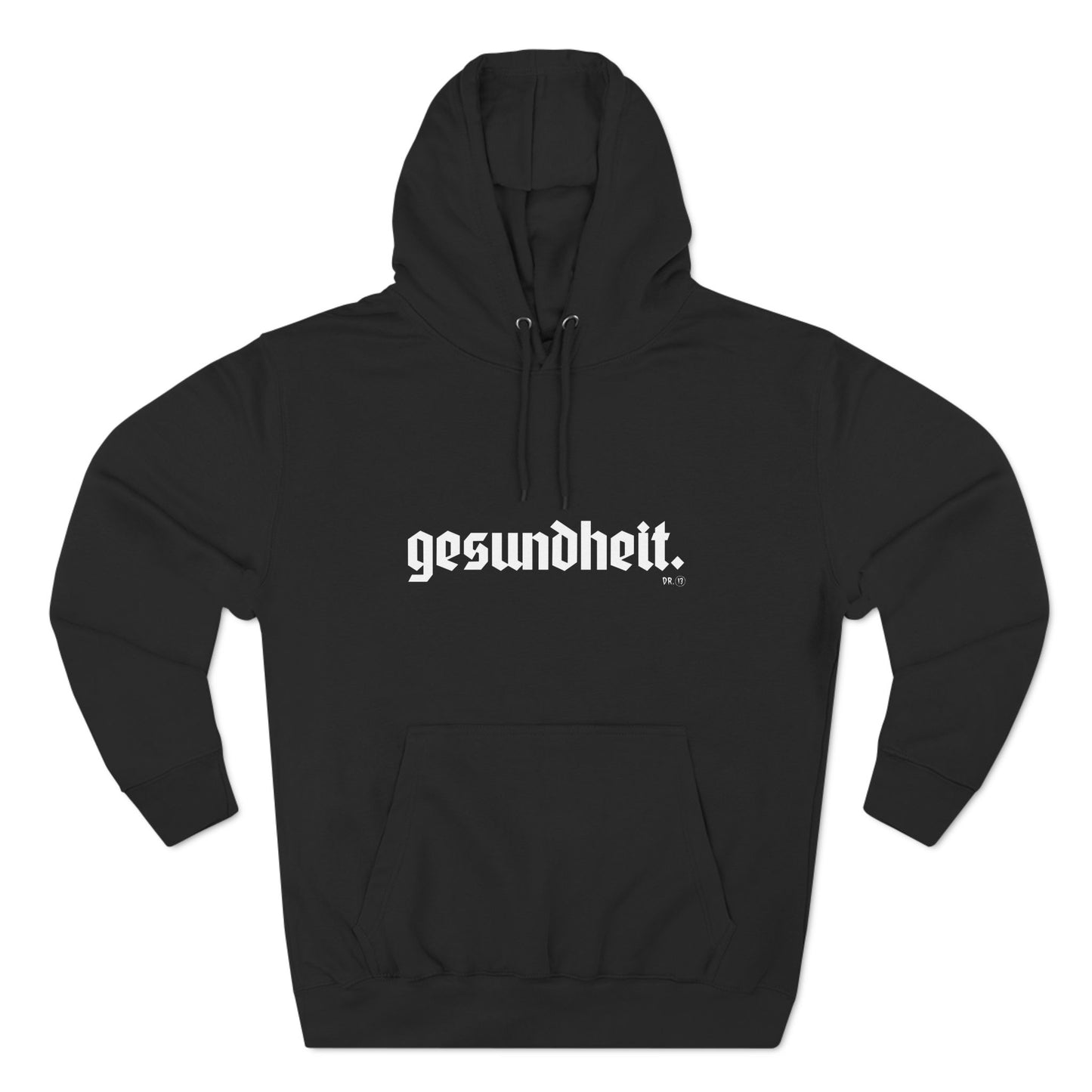 Dr.13 Woman's Three-Panel "Gesundheit" Fleece Hoodie