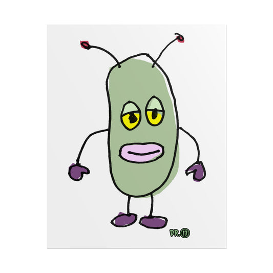 Wibbles the Lima Bean - Dr.13 16" x 20" poster